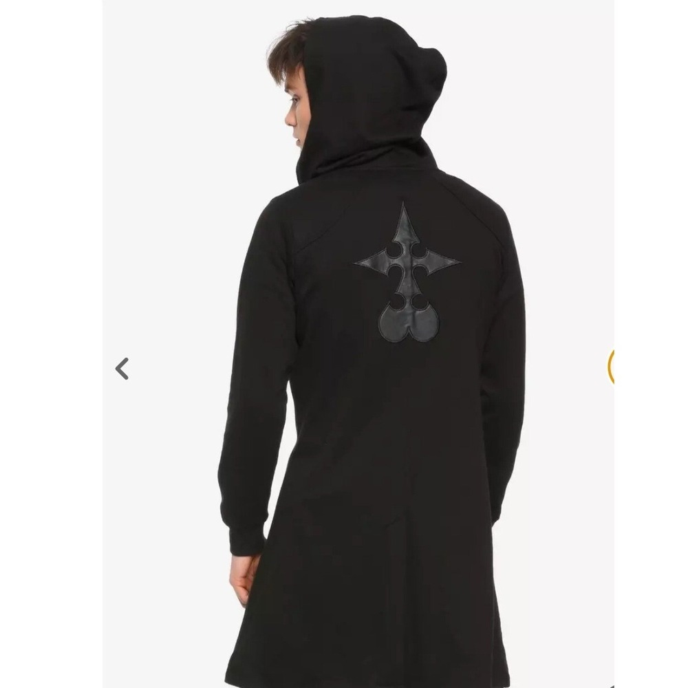 Disney Kingdom Hearts III Jacket Organization XIII Black Full Zip Sz Med Unisex